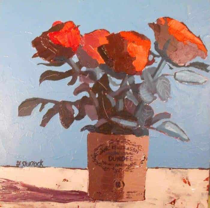 Marmalade Pot and Roses Fiona Sturrock