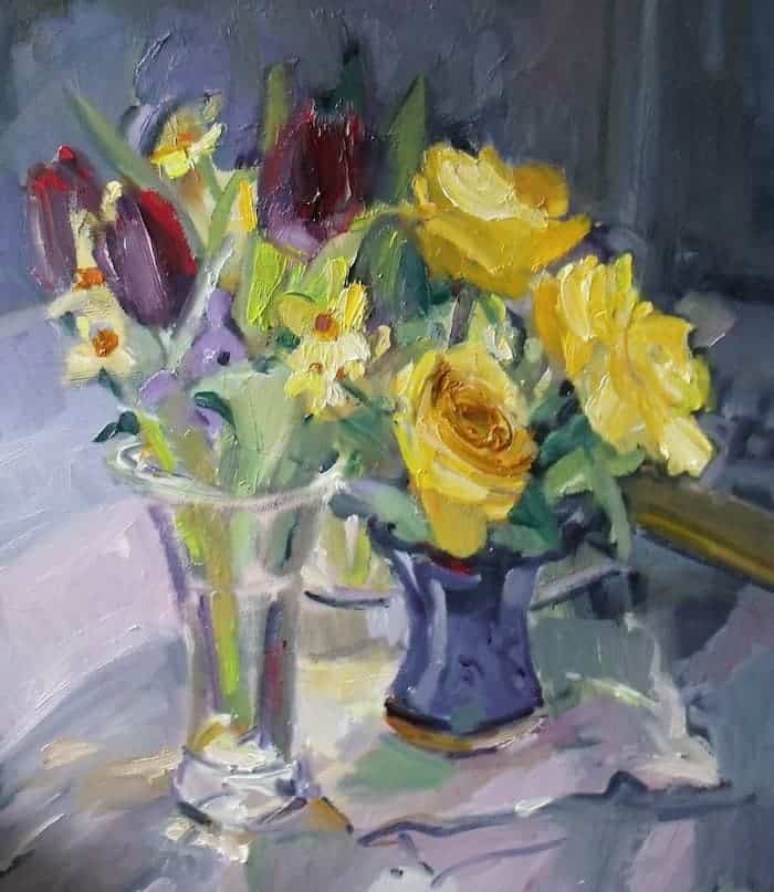 Yellow Roses Marion Drummond PAI