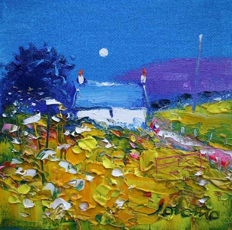 Moonrise, Isle of Gigha Jolomo - John Lowrie Morrison OBE