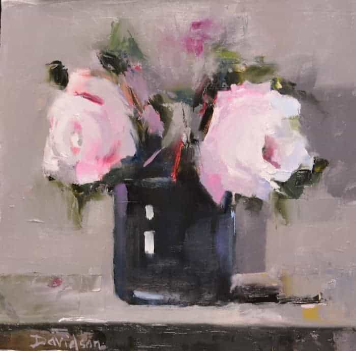Pale Pink Roses Mary Davidson