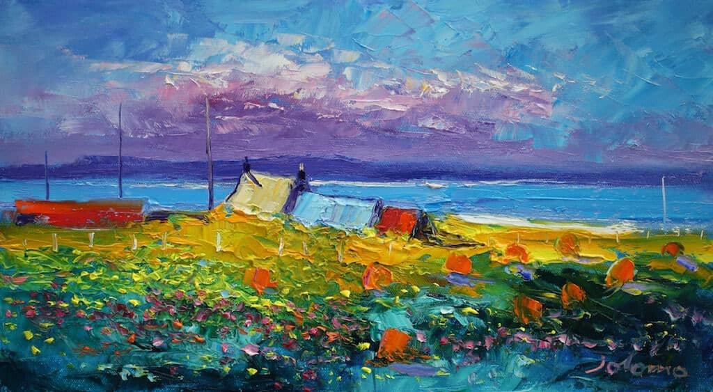 Haystacks, Isle of Iona Jolomo - John Lowrie Morrison OBE
