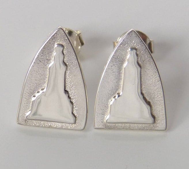 Silver Dundee Law earrings Jen Cunningham