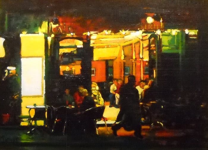 Preliminary Study For Figures In The Evening Cafe/Bar London Joe McIntyre