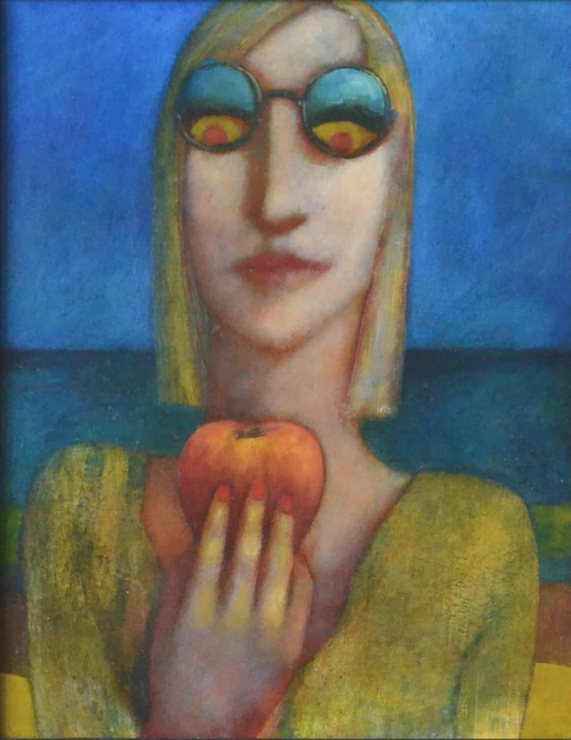 Woman from the East Coast with Apple Jonathan Hood