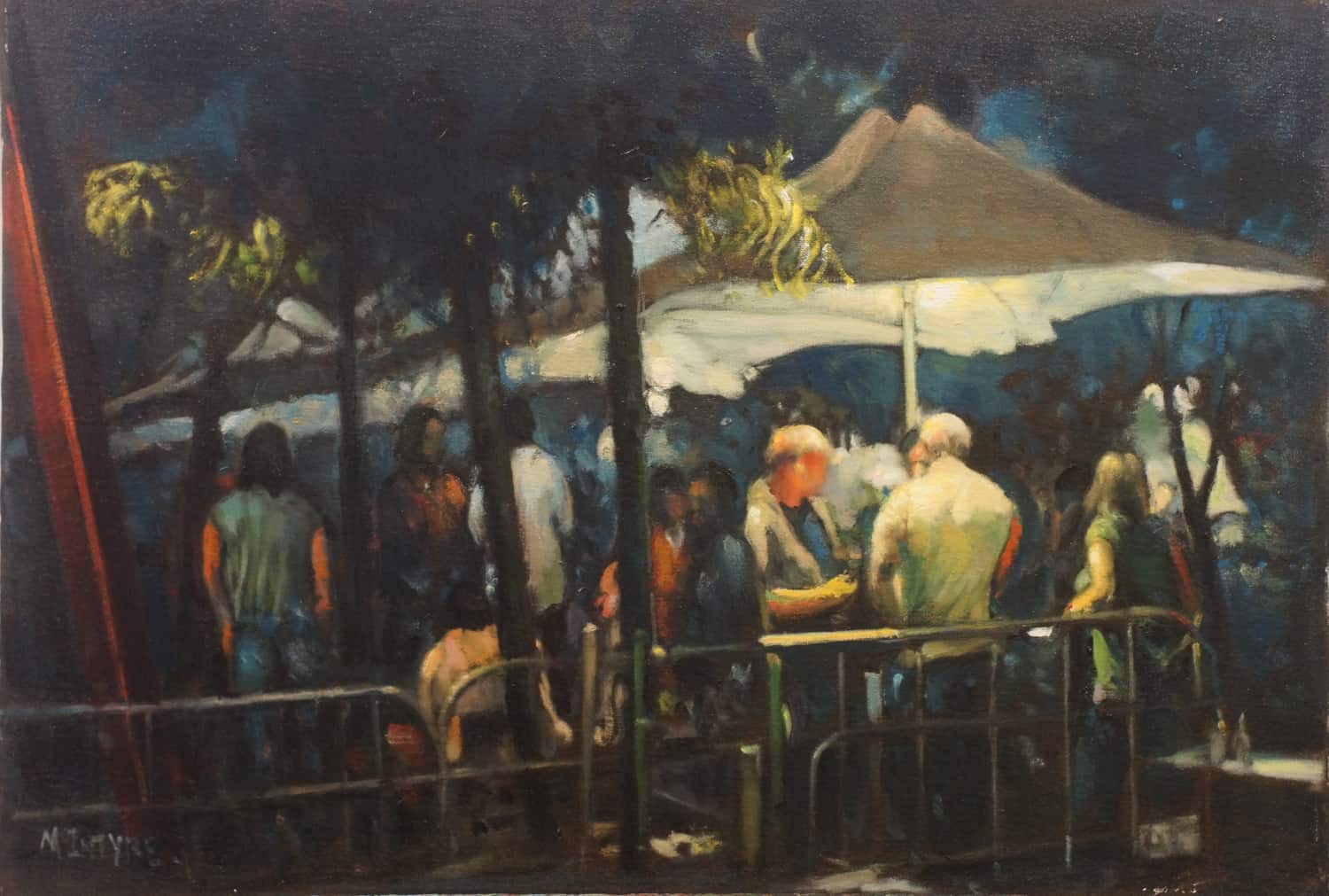 Figures in the Evening: The Rocks Cafe/Bar, Sydney Joe McIntyre