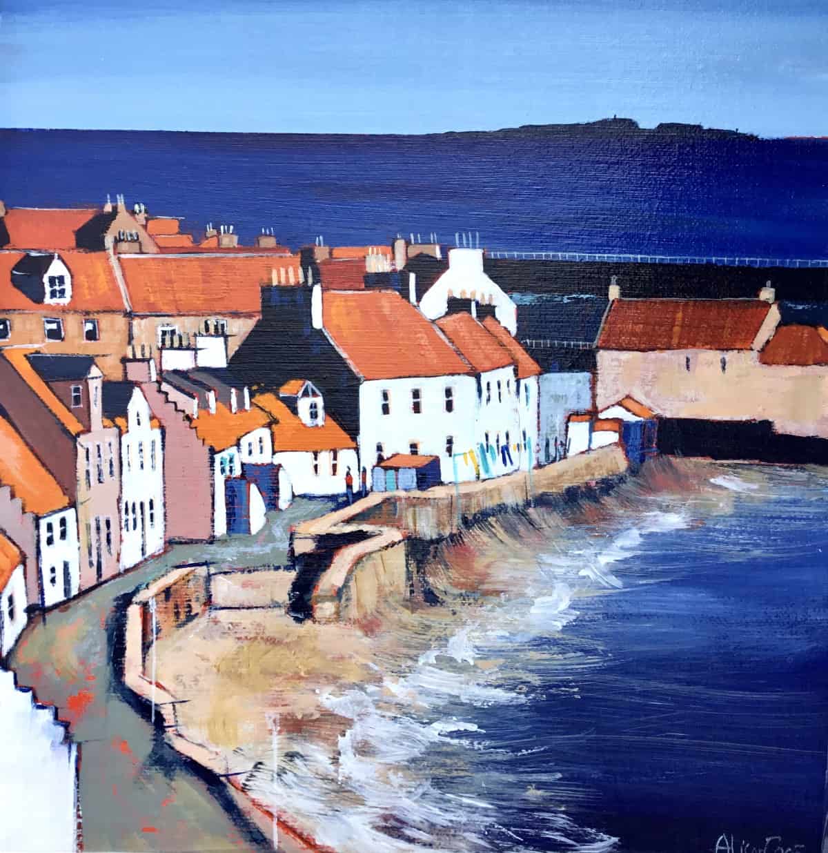 Looking Over Pittenweem Alison Cage