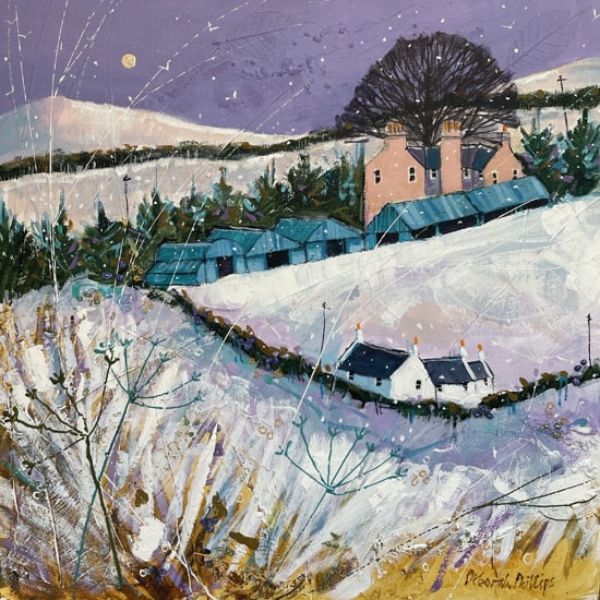 Snowy Hatton Castle Farm Deborah Phillips