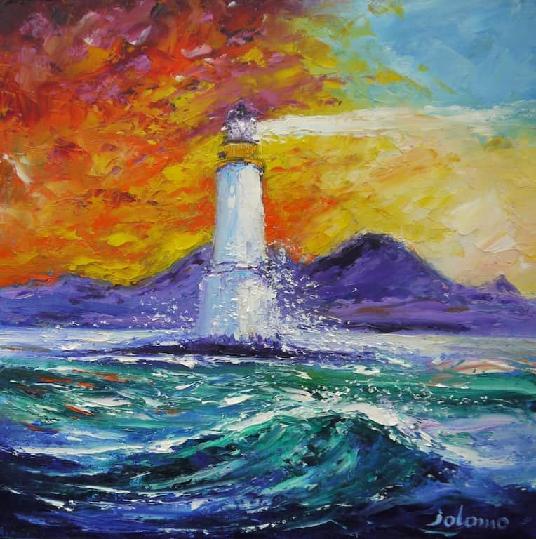 Skervuile Lighthouse, The Sound of Jura Jolomo - John Lowrie Morrison OBE