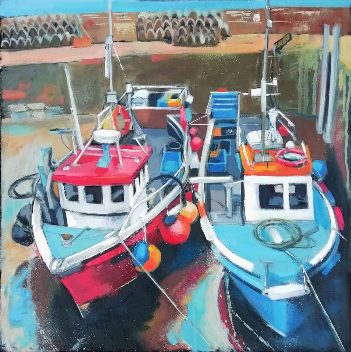 Lobster Boats, Dunbar Gwen Adair